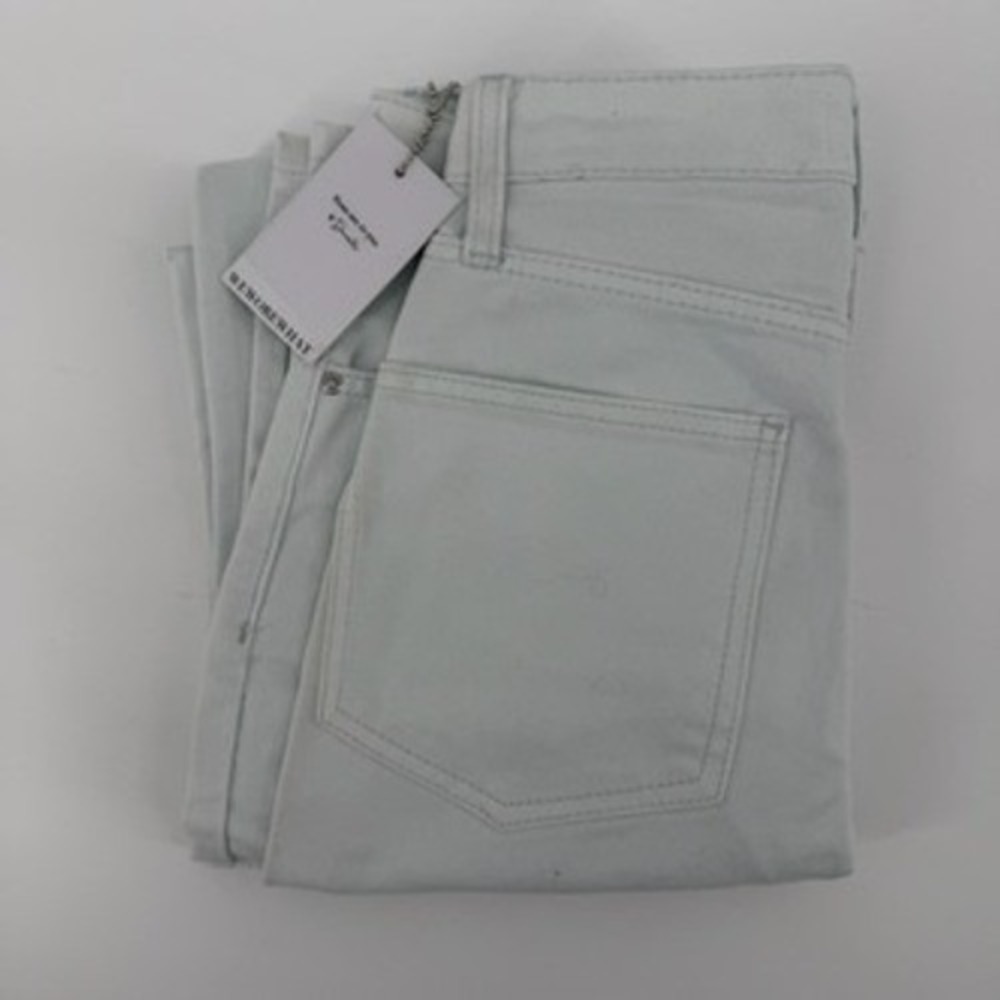 WeWoreWhat Kick-Flare‎ Jeans Super Bleached Light Wash High Rise 24 WWDB54-1